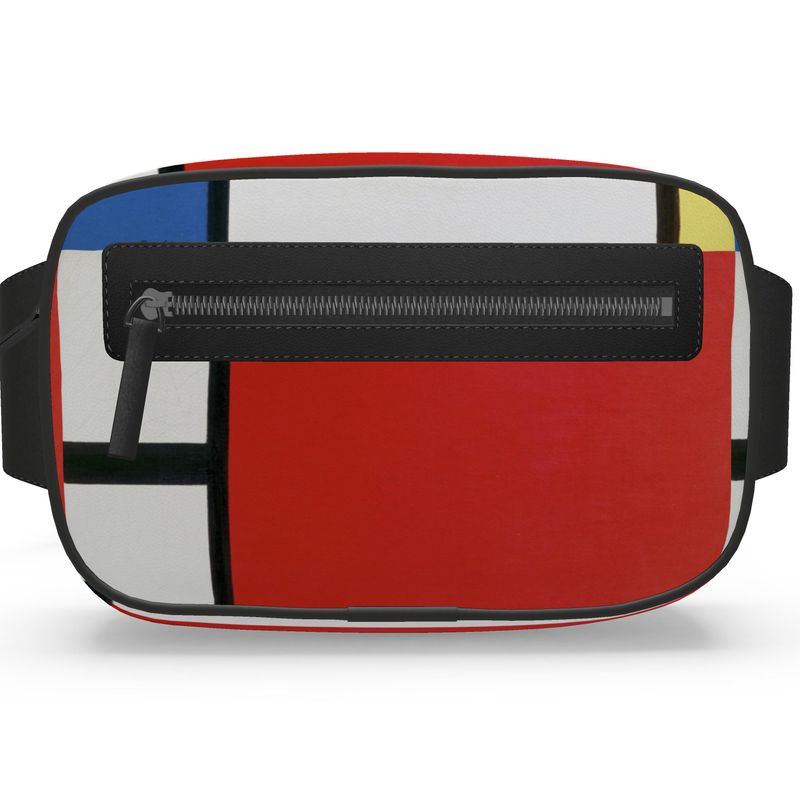 Designer Belt Bag – Abstract Collection Inspired by Piet Mondrian (Comp #39)