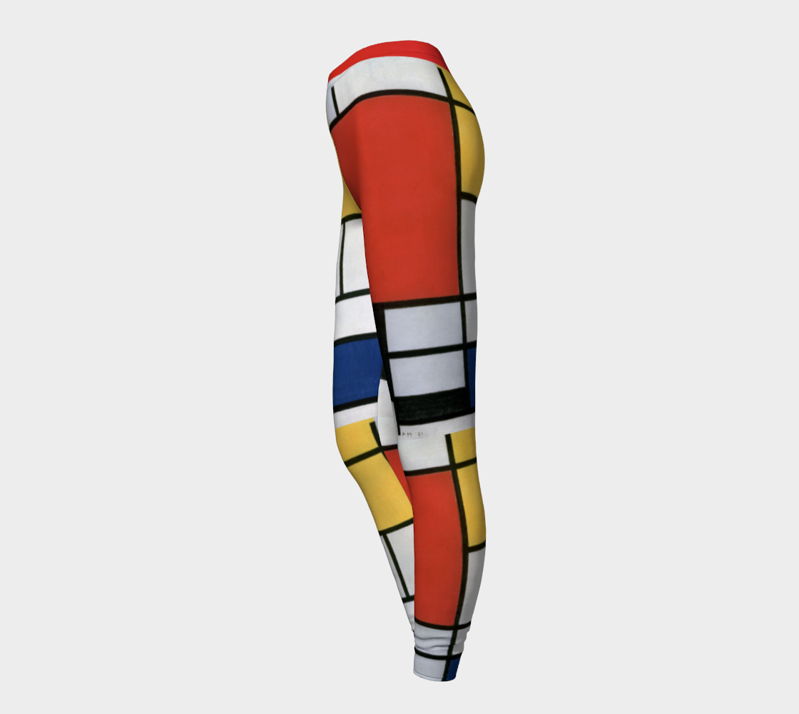 Piet Mondrian inspired abstract leggings